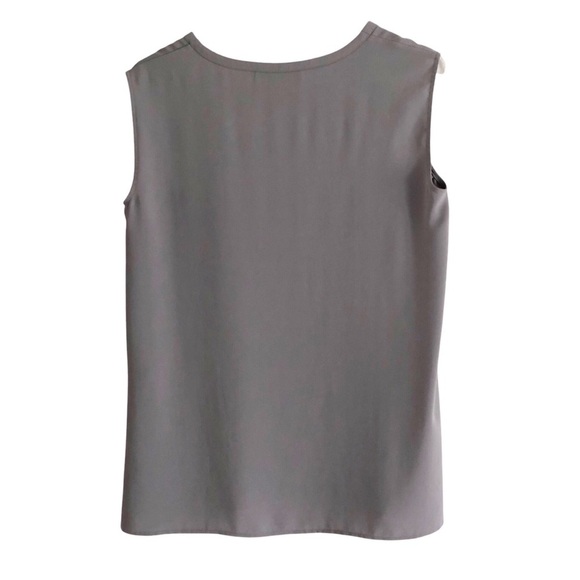 All Saints Heny Top Gray Left Knot Detail Size 2 - Picture 10 of 16